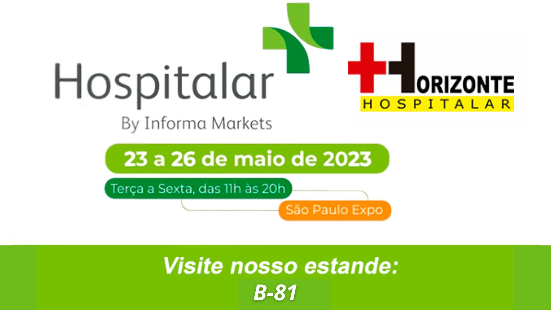 Horizonte Hospitalar na Feira Hospitalar 2023